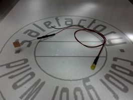 LED 2x3x4mm verkabelt, 12-18V, gelb