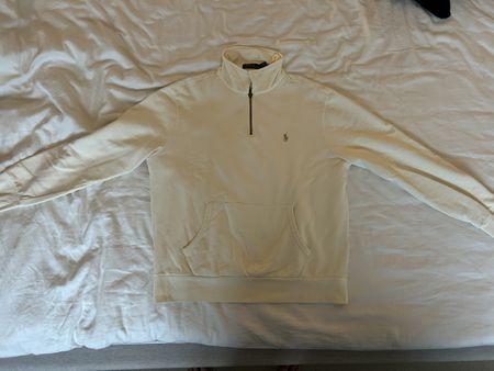 Polo Ralph Lauren Cotton Pullover - Cream - Men's L