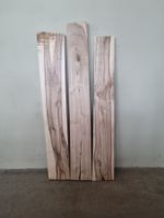 Nussbaum Massivholz Klotzbretter Natur Edelholz 3 Stk