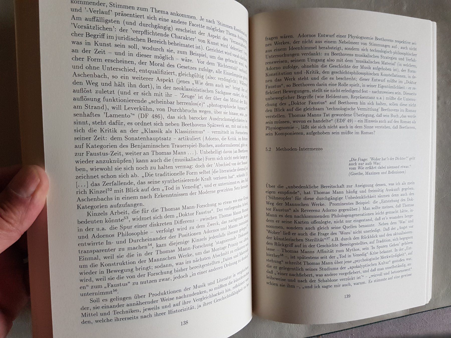 Libri: Beethoven-Szenarien - Thomas Manns Doktor Faustus ... 1995 – Usato da Walterswil BE venduto da Lonitti 6