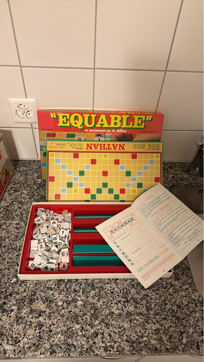 Giochi: Jeu Equable de Nathan - Passionnant jeu de chiffres – Usato da Carouge GE venduto da OlivierZ