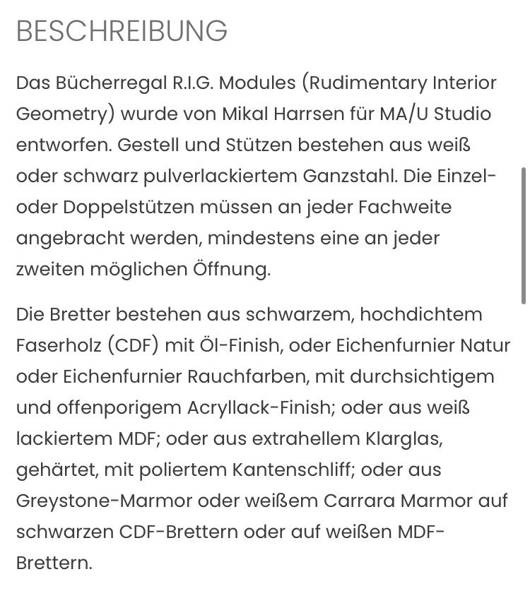 Regale: Regal de Padova – Gebraucht aus Zürich von annalaila 3