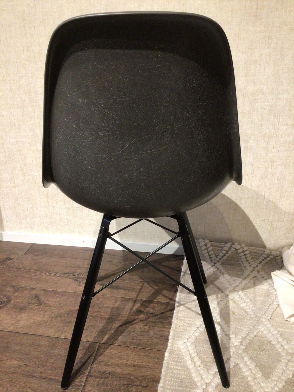 Vitra Sedie: Original Vitra Fiberglas Side Chair – Usato da arth venduto da Tasalo 1