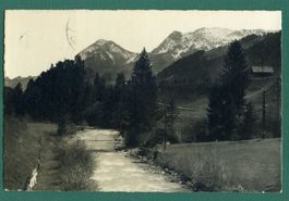 Weissenburgberg mit Blick auf die Niesenkette, 1953,gelaufen