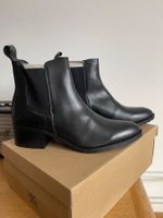 Rockamora Stiefel Gr 41 Schwarz Leder Neu