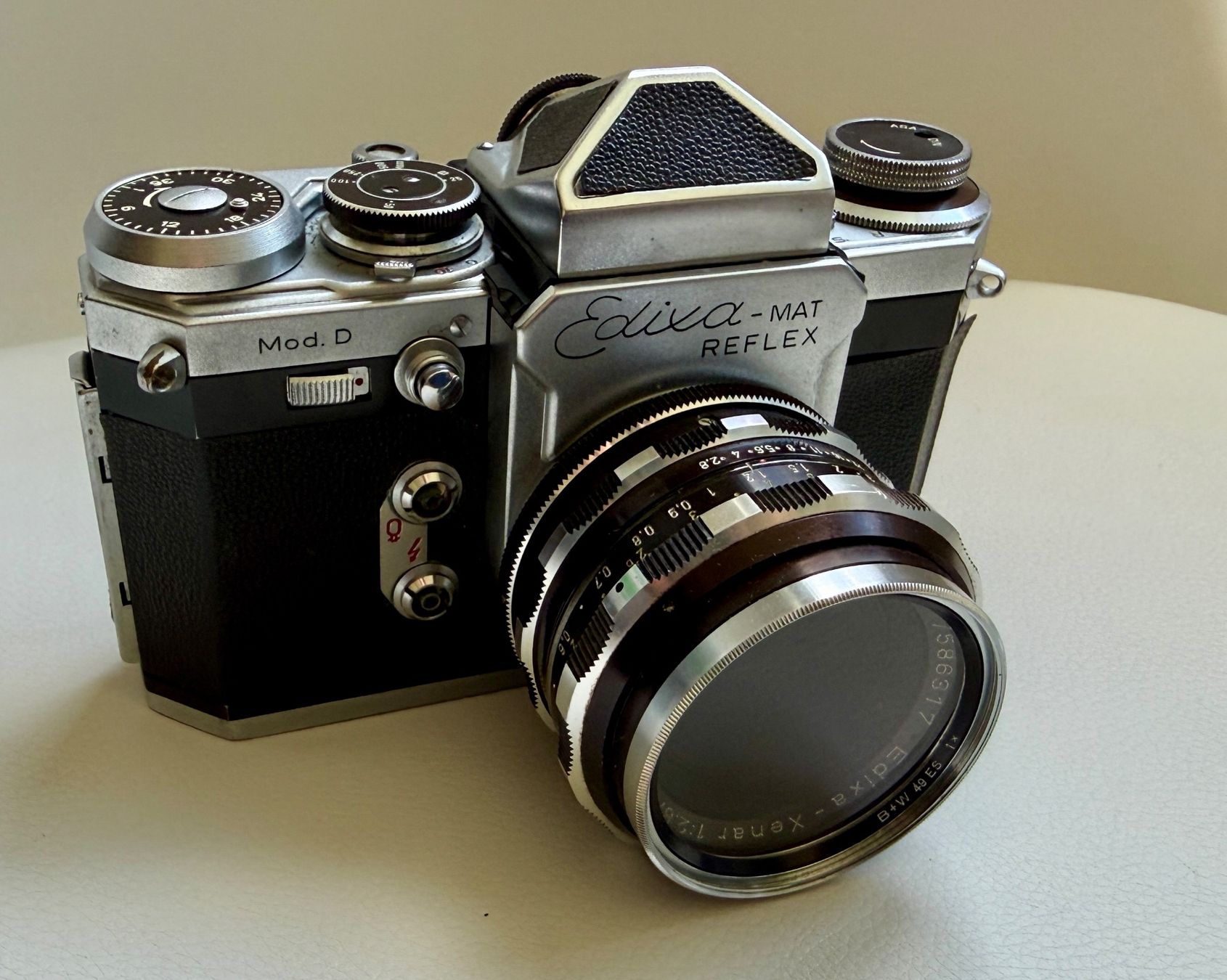 Edixa Fotocamera: Edixa Mat Reflex mod. D Kamera – Difettoso da flums venduto da mgpc28