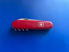 Victorinox Messer mit Werbung auf Klinge