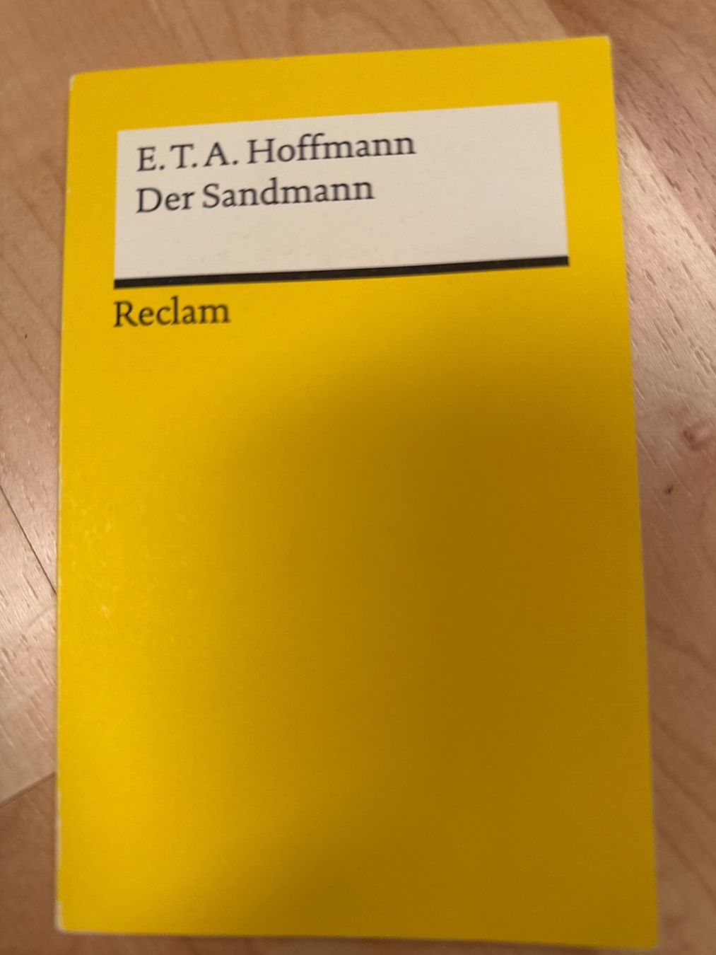 Libri: Reclam E.T.A. Hoffmann der Sandmann – Nuovo (secondo la descrizione) da Oberweningen venduto da Jogi2