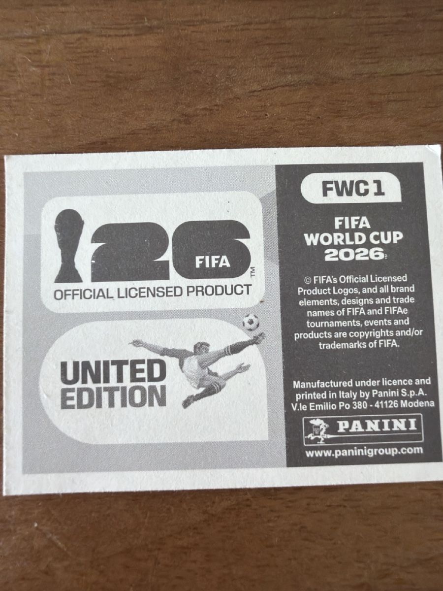 Panini Cartes à collectionner: Panini WM 2026 Sticker - FWC 1 – Neuf avec emballage d'origine à Rothenthurm par LaThie 1