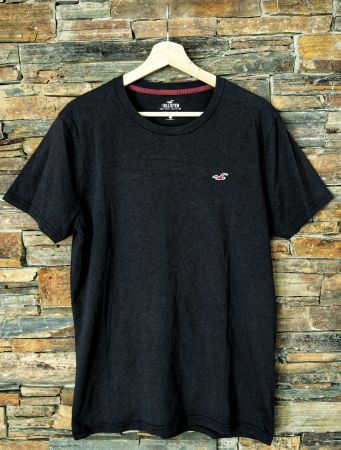 T-Shirt Herren Hollister Gr. L schwarz