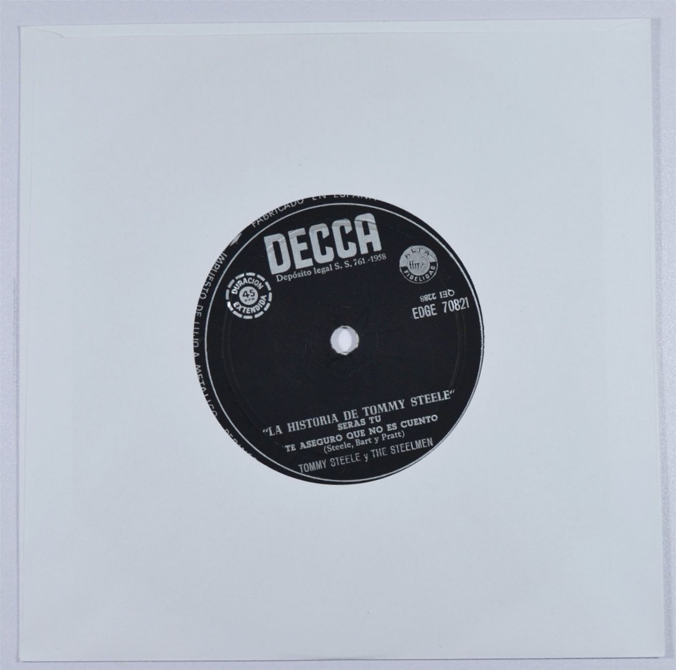 Schallplatten: EP: TOMMY STEELE - The Tommy Steele Story – Gebraucht aus Frenkendorf von Yard-Sale-2000 2