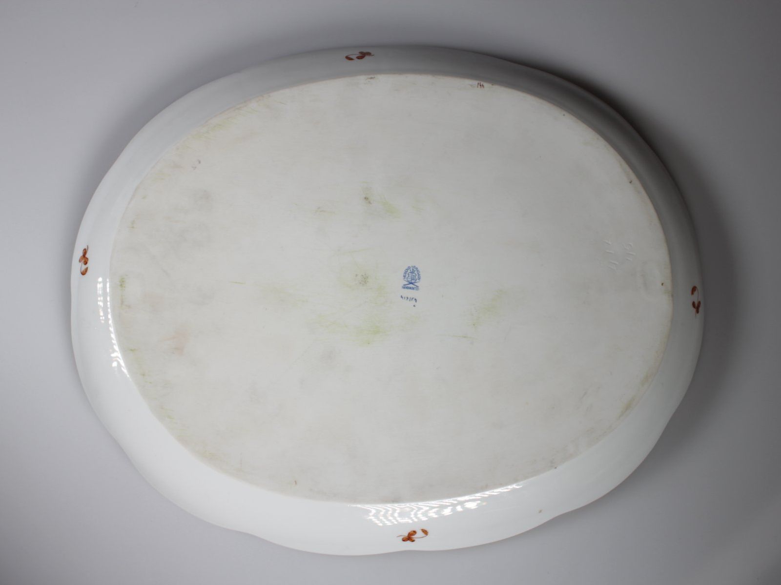 Herend Piatti di portata: Große Herend Servierplatte Handbemalt 32cm Ungarn – Usato da Basel venduto da IRMAundFRED 2