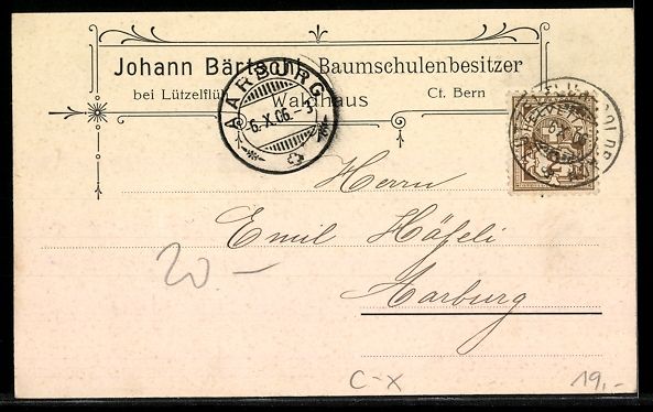 Cartes postales: Lützelflüh /Bern, Baumschule von Johan – D'occasion à Berlin par bartko-reher 1