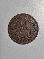 Münze 10 Centimes Luxemburg 1865 Kupfer