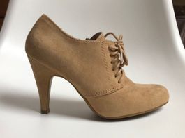 ANNA FIELD Shoes Escarpins Bottines Beige Camel 38 Absatz