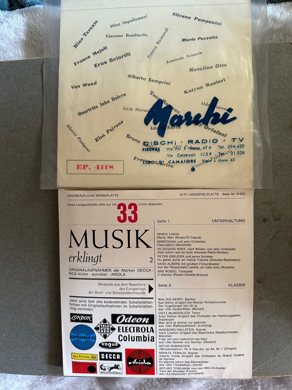 Dischi in vinile: 4x alte mini Schallplatten – Usato da Bolligen venduto da Astrophysiker06 8