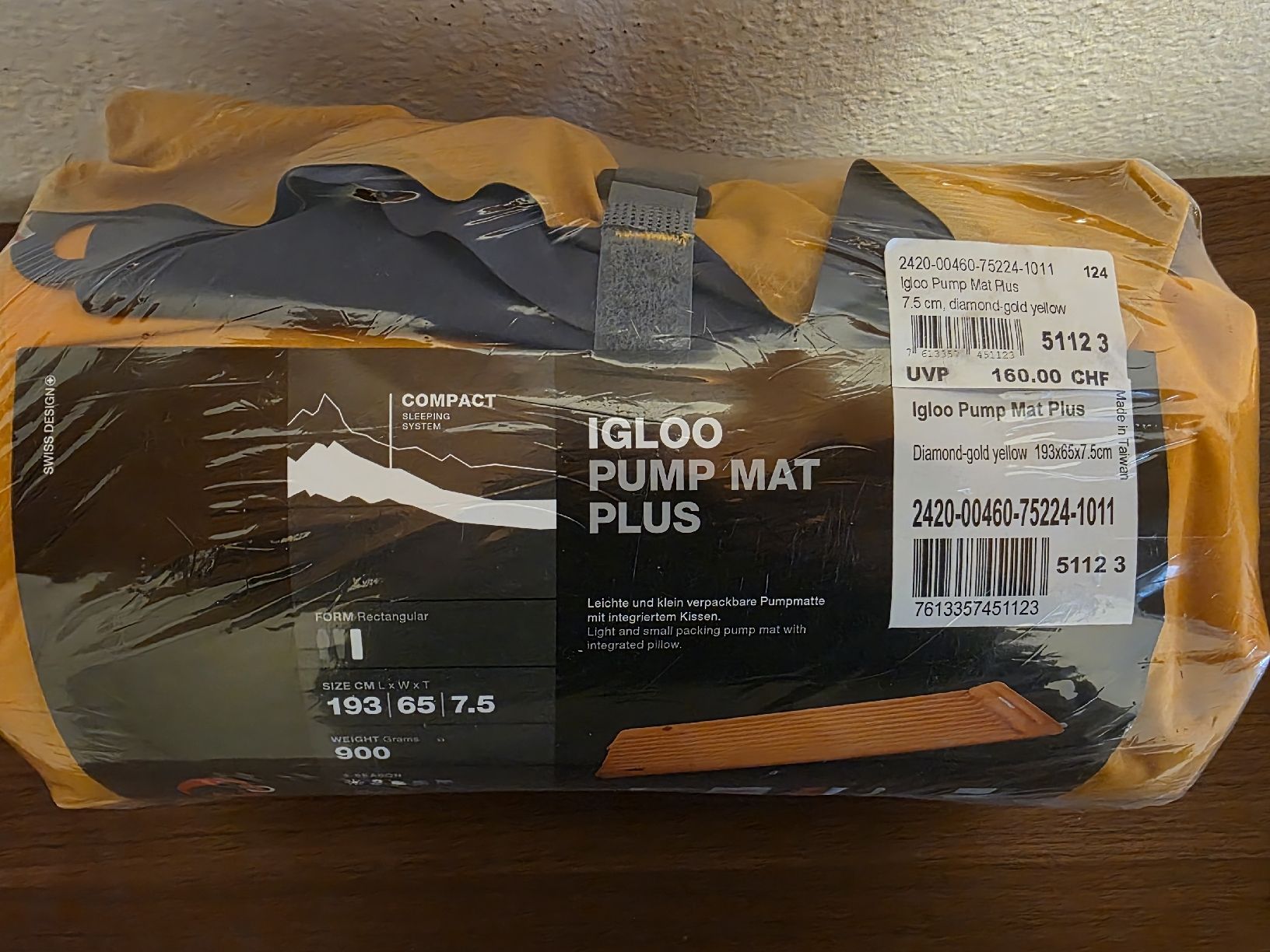 Mammut Rucksäcke: Mammut Igloo Pump Mat Plus – Neu und originalverpackt aus Buchs SG von MATGEOMAR