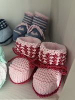 Handgestrickte Babyschuhe/Babysöckchen!Babyfinkli 0-3 Monate