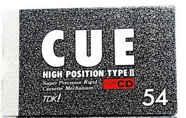 TDK CUE-54 Type II Chrom Audio Kassette im Originalzustand!