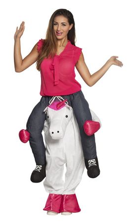 Fasnacht/Carneval - Einhorn-Hose + Pinker Hut