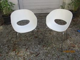 2 SINTESI ORBIT LARGE DESIGNER STÜHLE ITALIEN 1970 er JAHRE