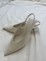 Escarpins slingback Stradivarius blancs taille 37