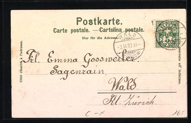 Cartes postales: Litho Wald, Totalansicht, Lungen-Sanator – D'occasion à Berlin par bartko-reher 1
