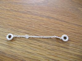 Pandora Sicherheitskette Silber Blume NEU