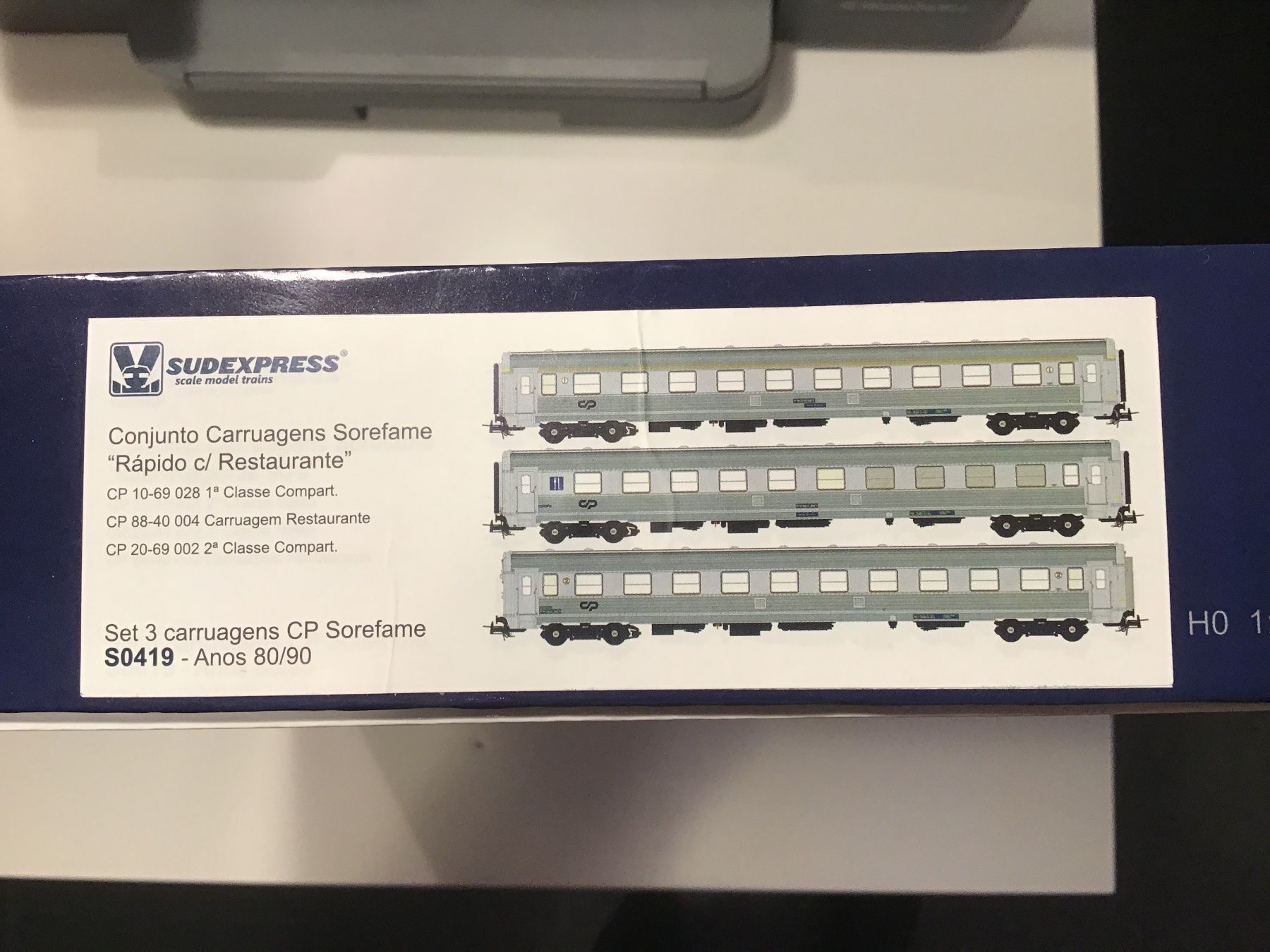Modellini di ferrovie: Sudexpress S0419  Set 3Wagen CP – Usato da Rudolfstetten venduto da Gwyneth2 2