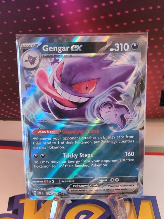 Pokemon Temporal Forces - Gengar Ex 104/162 - Set Di 2 Carte Doppio Rare | Carte Collezionabili Autentiche Per Scambio - 4