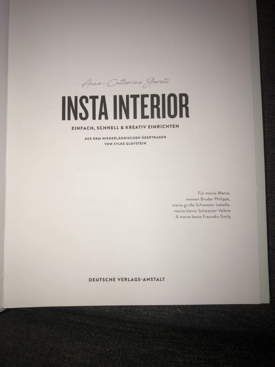 Libri: Buch INSTA INTERIOR – Usato da Balsthal venduto da Katzenfan99 3