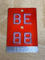 Geburtstag - Velonummer, Fahrradnummer, Veloschild BE 88