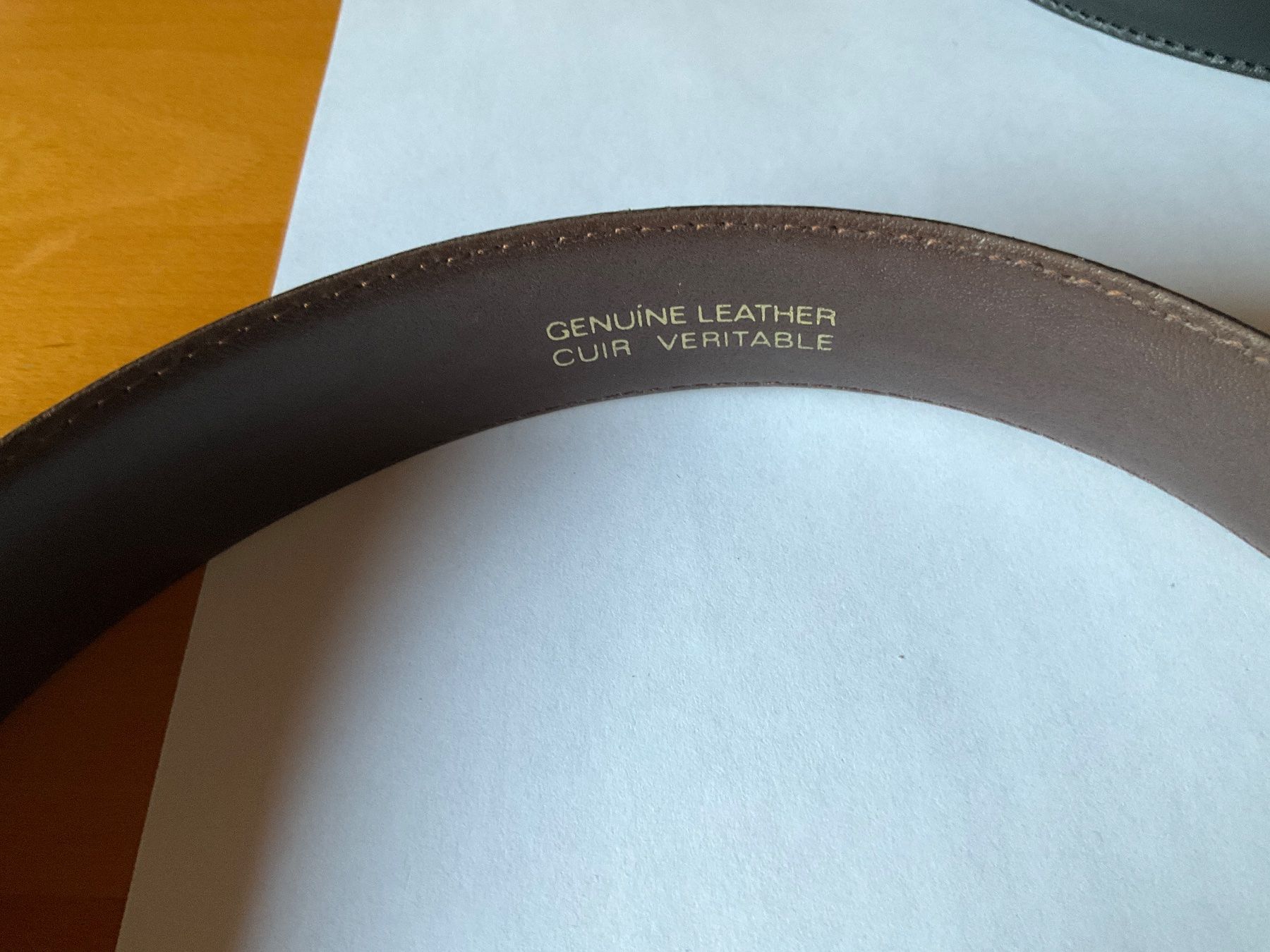 Cinture: 2x ceintures cuires - T85 – Usato da Gland venduto da DL2004 3