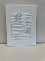 Bild, Gips auf Leinwand, minimalistische Kunst