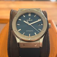 Hublot Classic Fusion Titanium Blue Dial 511.NX.7170.LR