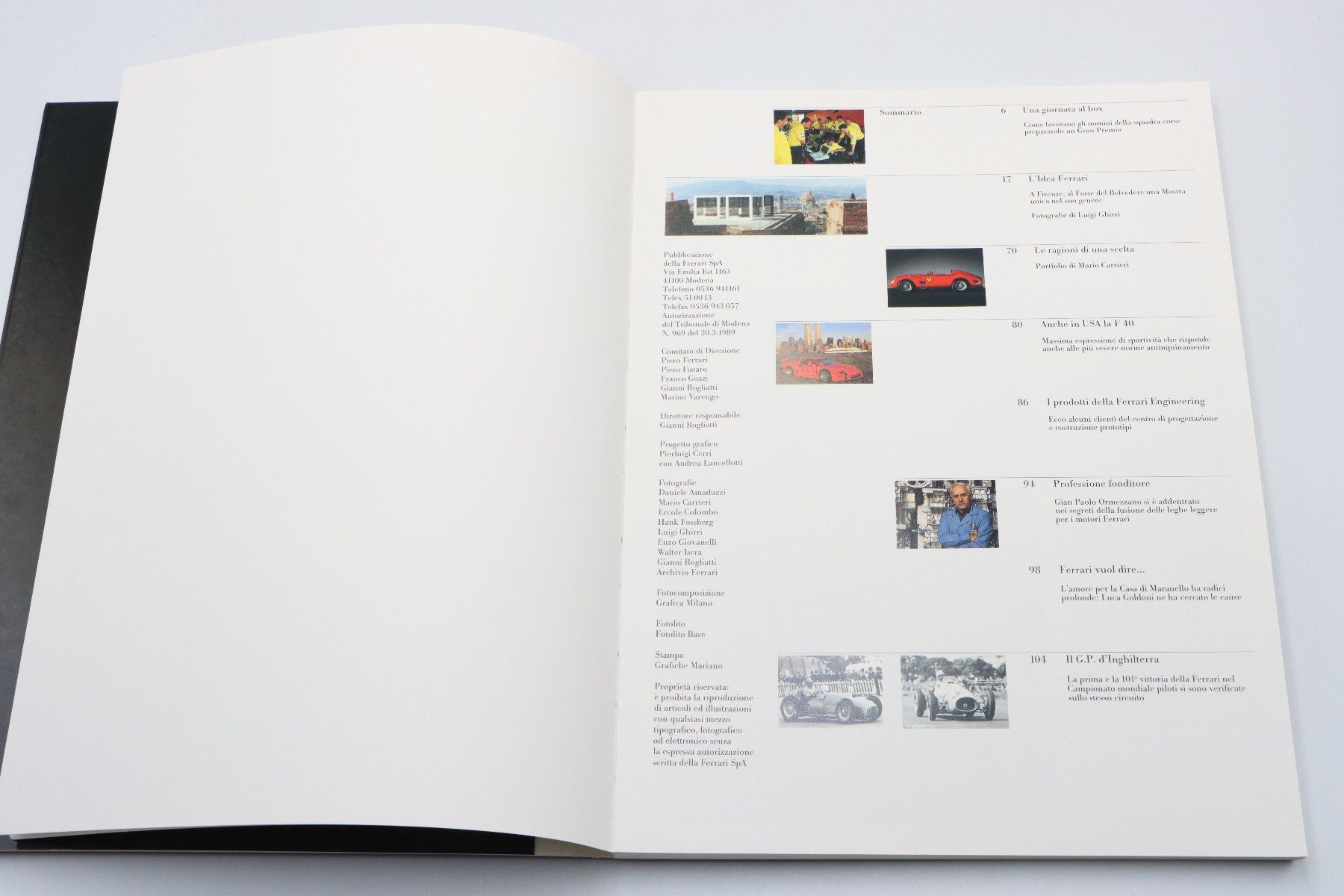 Ferrari Dokumente: Ferrari Jahrbuch Katalog 1990 – Gebraucht aus Bühl b.Aarberg von Collectorpassions 3
