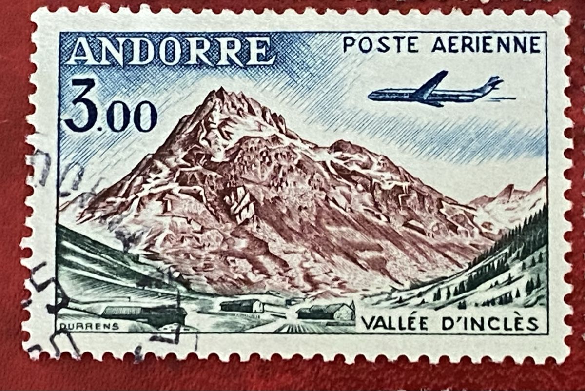 Tutti i francobolli: Timbres aviation - Andorre – Usato da Petit-Lancy venduto da Solcarm 2