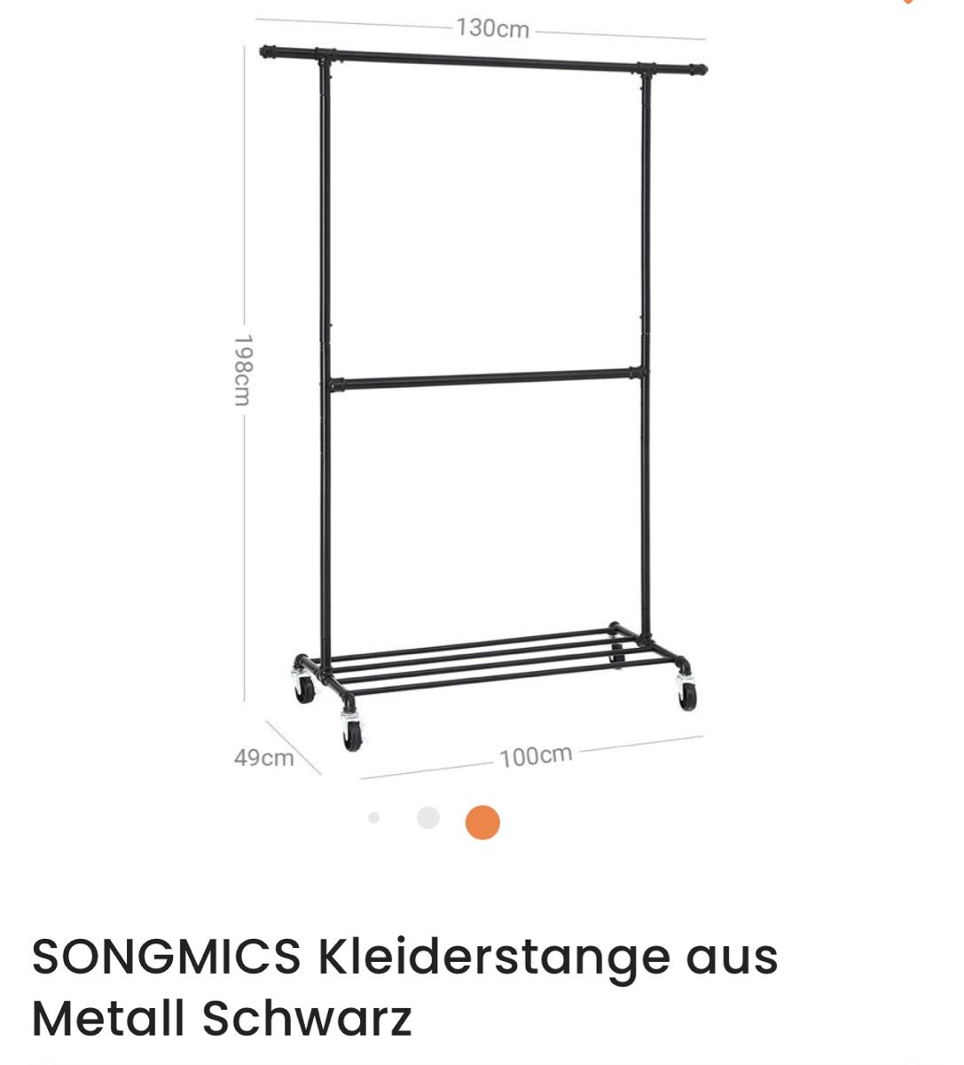 Altro in Decorazioni & Accessori: 2x SONGMICS Kleiderständer aus Metall schwarz – Usato da Zürich venduto da Luerika 7