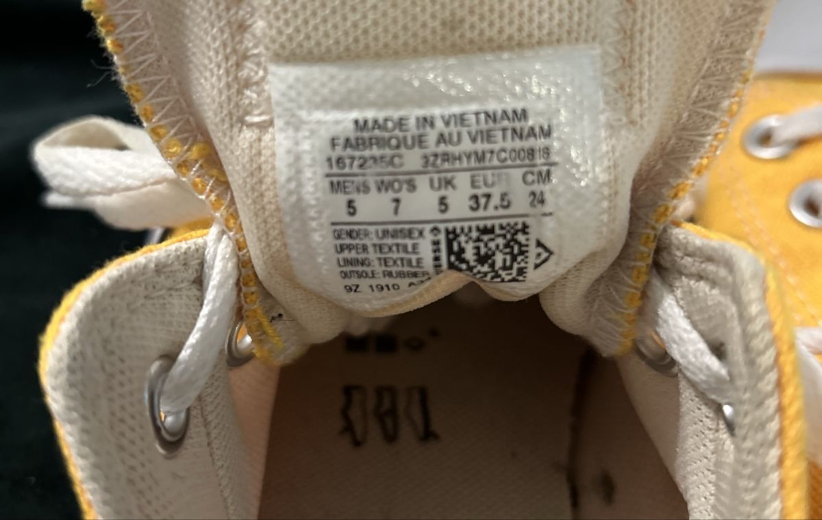 Converse Herrenschuhe: Converse All Star Sneaker,   37.5 orange, TOP – Neu (gemäss Beschreibung) aus Zürich von LeaMilj 5