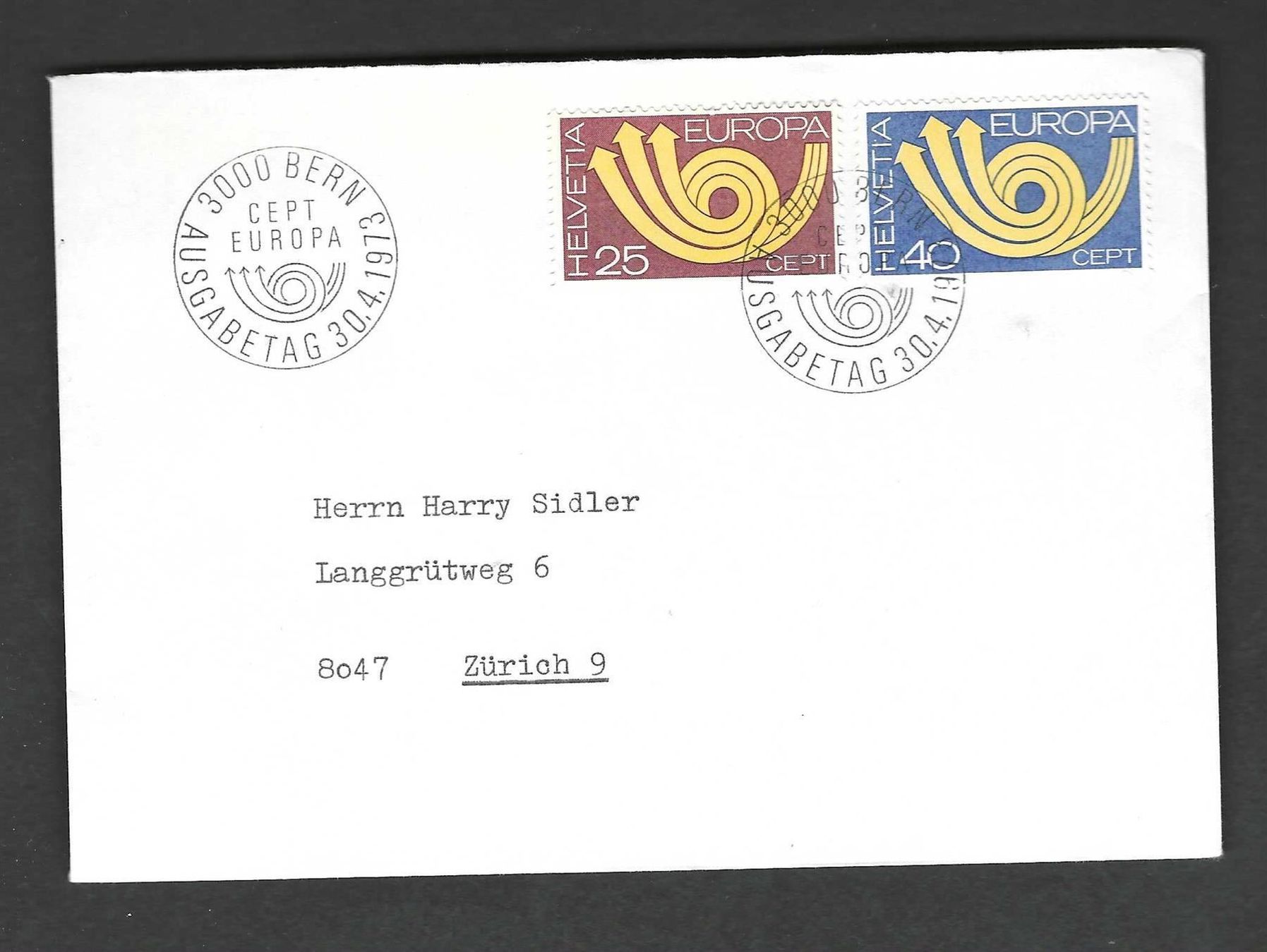 Tutti i francobolli: CH FDC Satz 1973 – Usato da Koblenz venduto da Markenhimmel
