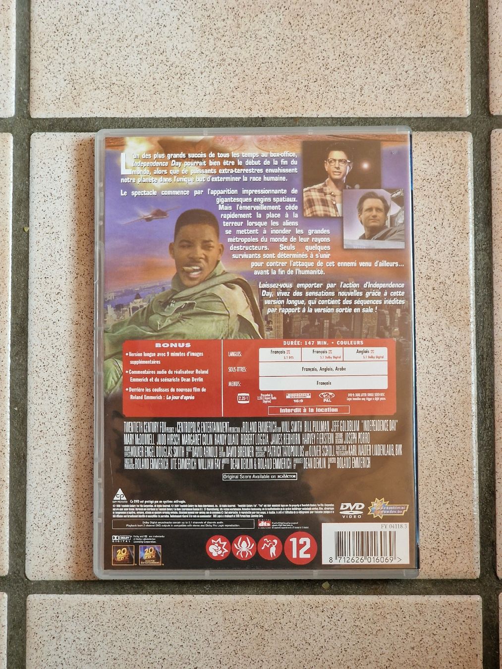 Tutti i DVDs: DVD Independence Day Version Longue – Usato da Echallens venduto da mal_z665 1