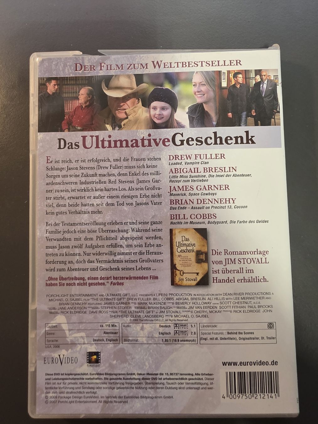 Tutti i DVDs: Das Ultimative Geschenk DVD – Usato da Zürich venduto da P-editon 1