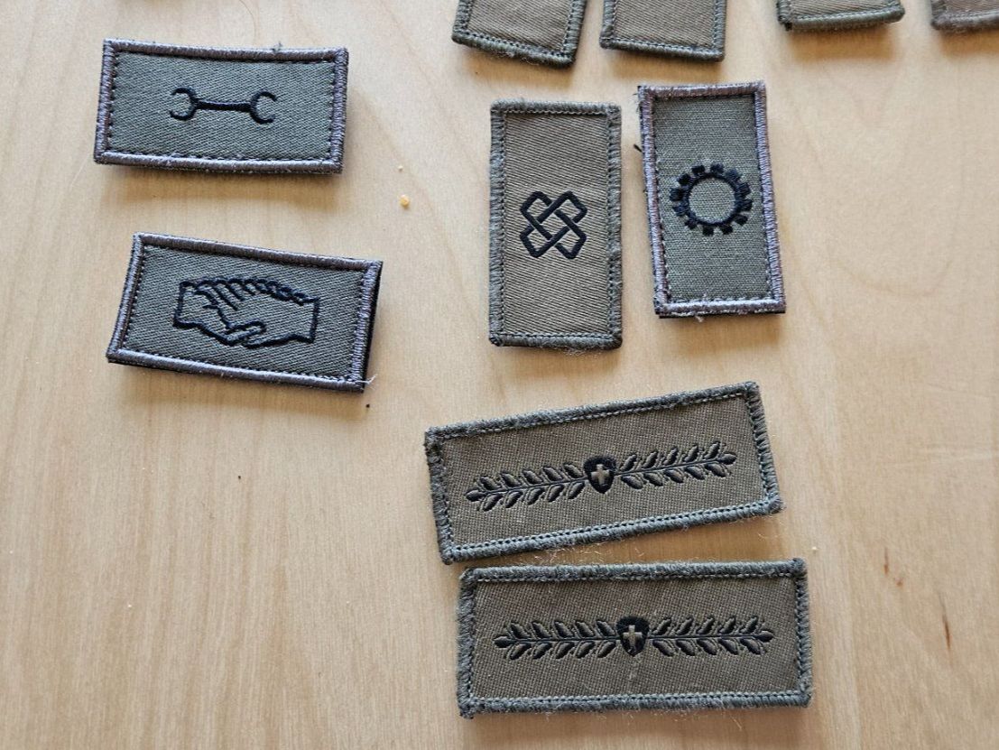 Schweizer Armee Placchette & Badge: Abzeichen für TAZ 90 – Usato da Lenk im Simmental venduto da oli66661 1