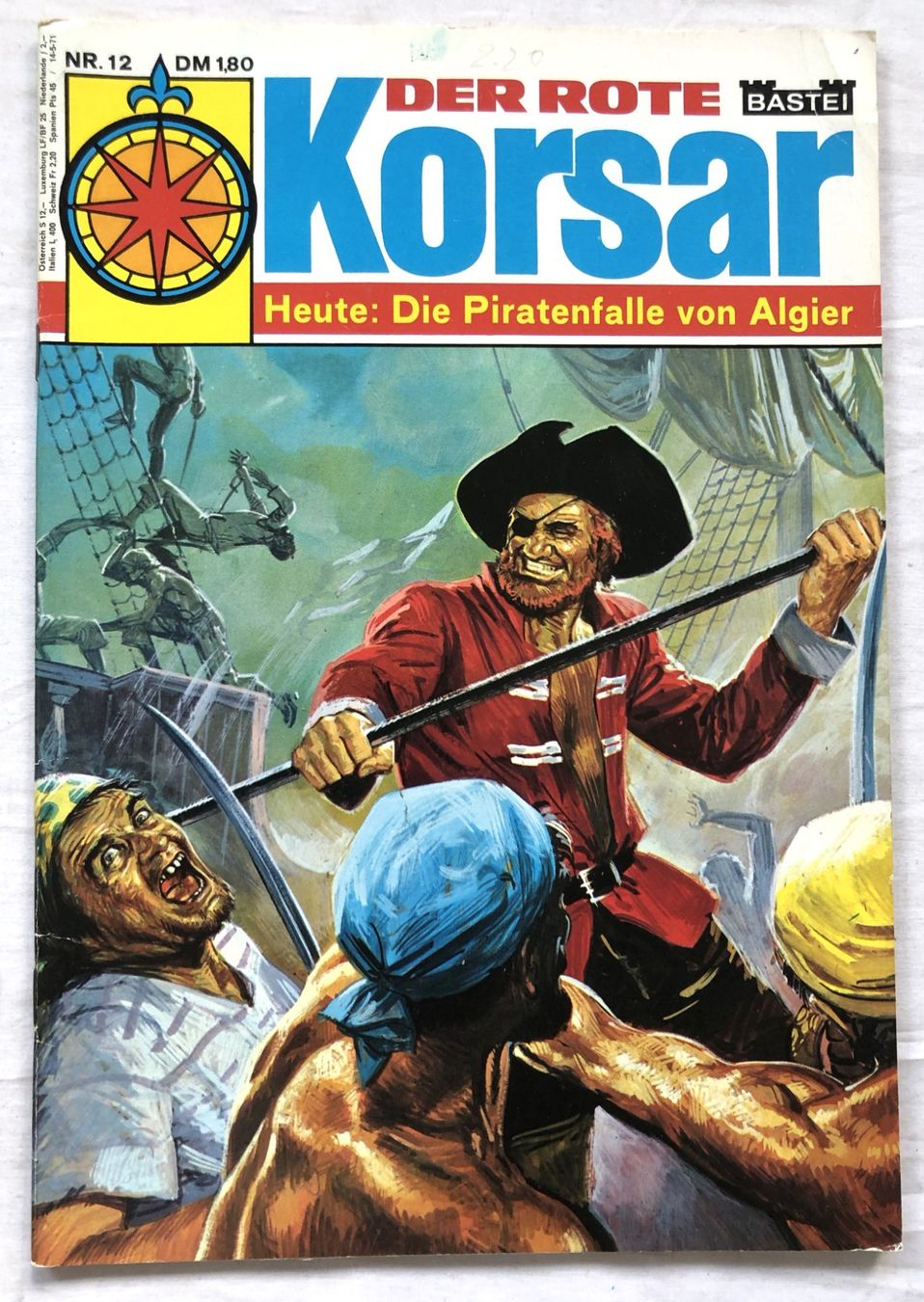Fumetti: DER ROTE KORSAR - Heft - Nr.12 - Bastei Verlag – Usato da Schaffhausen venduto da durruti