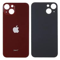 VITRE ARRIÈRE IPHONE 13 rouge (AVEC LOGO)