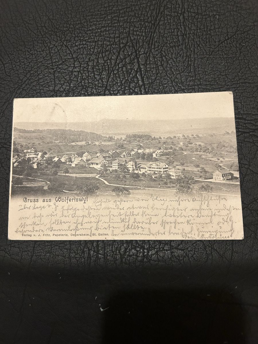 Cartes postales: Gruss aus Wolfertswyl 1903 – D'occasion à Breganzona par Milesbo