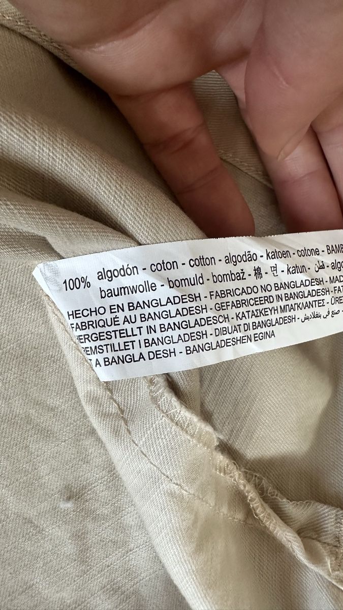 Bershka Chemises: Chemise coton Bershka patchwork beige et gris taille M – Neuf (Voir description) à Vuippens par ale_6gkb 3