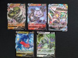5-teiliges Set aus chinesischen Pokémon V und VMAX