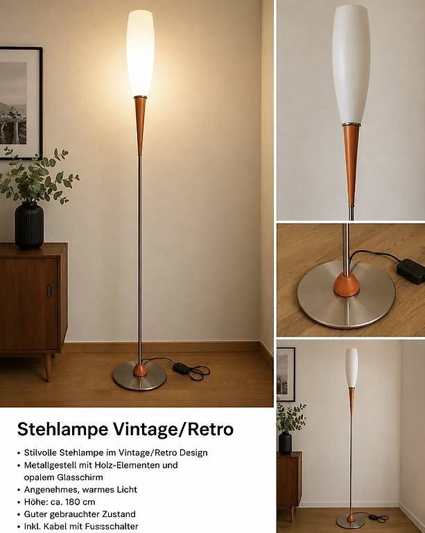 Lampen: Stehlampe zu verschenken – Gebraucht aus Unterägeri von N.Iten
