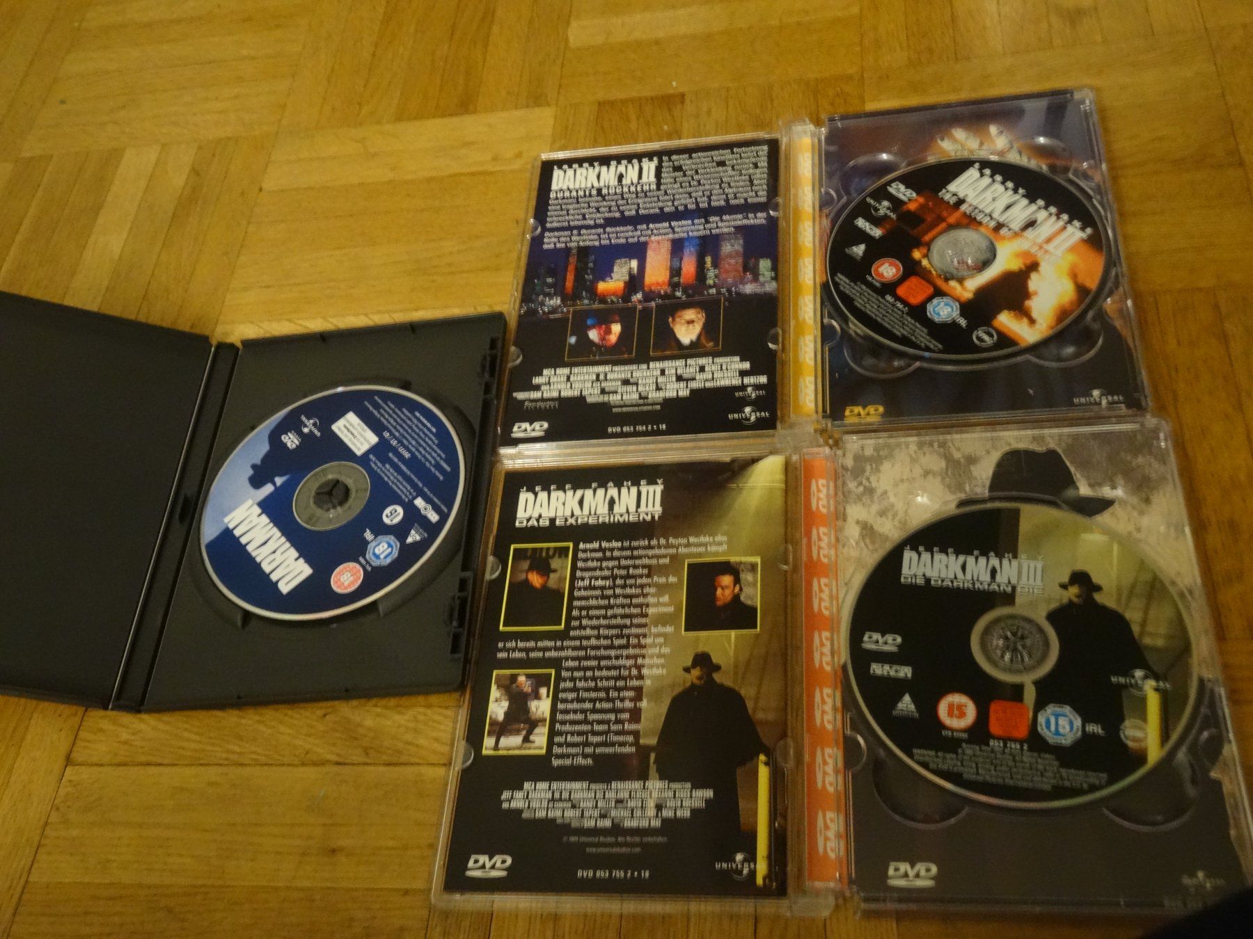 Tutti i DVDs: Darkman 1 + 2 + 3 Trilogie - DVD – Usato da Olten venduto da Disc-Verkauf 1